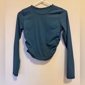Lululemon ribbed cinched long sleeve
